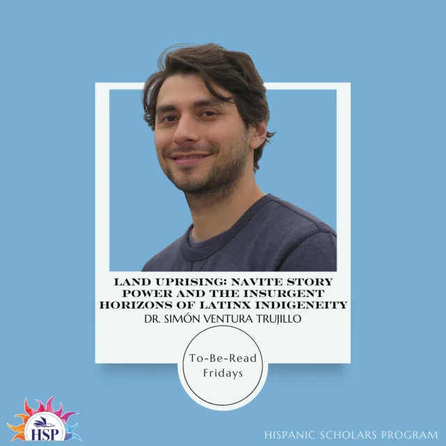 Another Friday, another book for your TBR list! Continuing with the theme of indigeneity, we bring you Land Uprising by Dr. Simón Ventura Trujillo, Assistant Professor of English at NYU.⁠
⁠
What should our next theme for TBR Fridays be? Let us know in the comments!