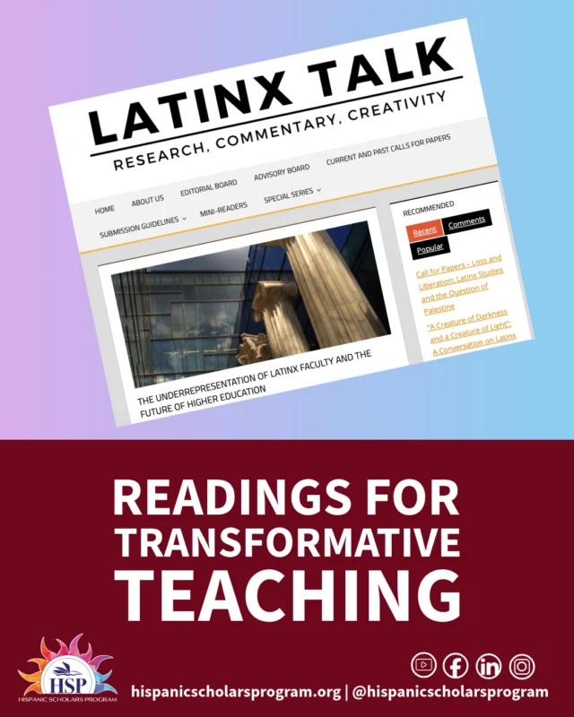 📚 Readings for Transformative Teaching 📚⁠
⁠
Our 2026 Pedagogy Workshop brought together all 6 Summer Session faculty at Austin Seminary! Through engaging discussions on pedagogy and hands-on work refining syllabi, faculty drew on their years of teaching while exchanging resources, strategies, and best practices. Building on this shared work, we’re sharing a reading list from the workshop over the next several weeks—offering a collection of readings recommended by Summer Session faculty and HSP staff that have shaped their own approaches to teaching in and beyond the classroom.

Find this article in our link in bio!