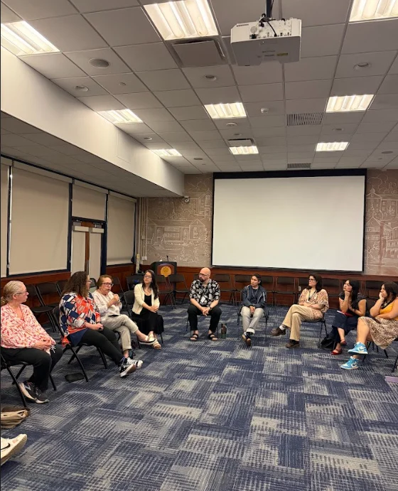 Our first community conversation was a ministry panel for Summer Session students featuring Dr. Yara González-Justiniano (Vanderbilt Divinity School) and Rev. Dr. Patricia Bonilla (Austin Seminary) with moderation from Rev. Dr. Daisy Machado, Executive Director of the HSP. ⁠
⁠
Both speakers are faculty at the 2026 Summer Session and previously attended the Summer Session as students!