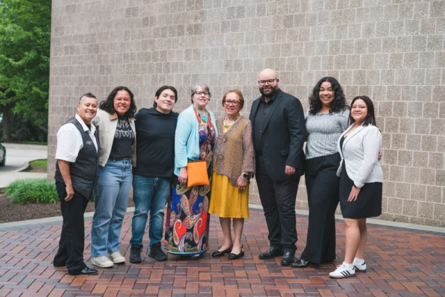 All of our work is possible because of this team! Pictured here are (from left to right):⁠
⭐Rev. Yadi Martínez-Rayna, M.Div., Senior Fellow for Marketing and Graphic Design and a graduate of the M.Div. program at @britedivinity 
⭐Lynelle Bathan, Fellow for Administration and Programming and M.Div. student at @austinseminary 
⭐James Riofrio, M.Div., Th.M., HTI Fellow for Programming and current PhD student in Religion and Society at @drewuniversity 
⭐Elizabeth Niang, MBA, HSP Administrator since 2018.⁠
⭐Rev. Dr. Daisy L. Machado, PhD, Executive Director.⁠
⭐Dr. Jorge Juan Rodríguez V., PhD, incoming HSP Executive Director.⁠
⭐Dr. Breanna Escamilla, PhD, Assistant Director for Programming and American Council of Learned Societies (ACLS) Leading Edge Fellow.⁠
⭐Daniela Funes Rivera, Fellow for Alumni Relations and current undergraduate student at @dominicanu 
Not pictured:⁠
⭐Wendy Cordero-Samuelson, MTS, Fellow for Marketing and Communications and graduate of the MTS program at @garrettseminary 
⭐Leslie Martínez, MA, Senior Fellow for Marketing and Communications Strategy, graduate of the MA in Religion from @unionseminary and current MFA in Contemporary Theater and Performing Arts at The New School. ⁠
⁠
You can read our staff members' bios at the link on our profile!