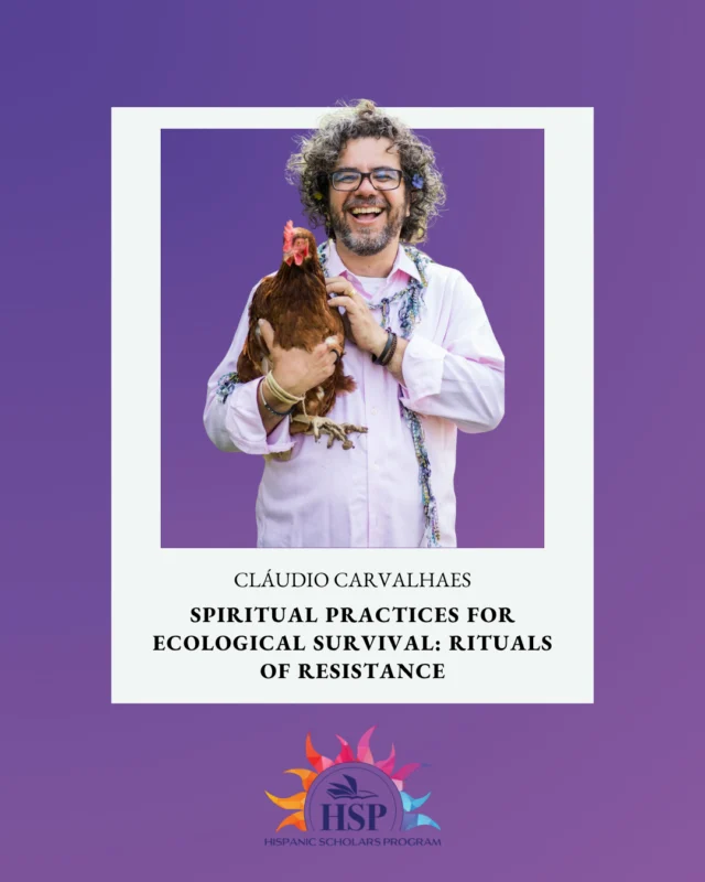📖HSP TBR Fridays📖⁠
⁠
This season of To-Be-Read Fridays focuses on the amazing scholarship of our HSP faculty. Our recommendation this week is "Spiritual Practices for Ecological Survival: Rituals of Resistance" by Dr. Claúdio Carvalhaes. ⁠
⁠
Dr. Cláudio Carvalhaes is the Marilyn Seven Chair on Religion and the Arts at Union Theological Seminary. Dr. Carvalhaes is a long-time Summer Session faculty member, and his latest course was titled "The Movement of People and Animals as Holy Liturgical Actions."⁠
⁠
Learn more about this book at the link in our bio.