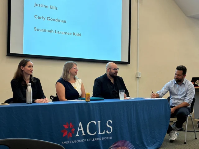 We recently attended the ACLS Graduate Internships on the Spiritual Infrastructure of the Future program gathering where our Executive Director was on a panel about academic journeys to positions outside of the tenure track. This ACLS program places current PhD students studying religion in organizations working in communities across the country, where fellows contribute to their host organizations and explore potential future careers. ⁠
⁠
Learn more about the program at the link in bio!
