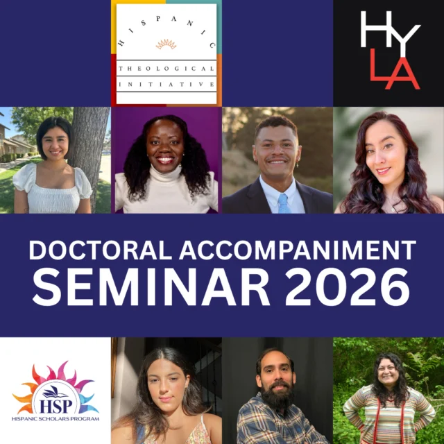 We're excited to welcome the 2026 Doctoral Accompaniment Seminar cohort! Designed to provide students with the support they need to apply for leading PhD programs in theology and religion, this seminar accompanies students as they take the next step in their academic journeys.⁠
⁠
This program is a partnership between the Hispanic Youth Leadership Academy, Hispanic Theological Initiative, and Hispanic Scholars Program.⁠
⁠
Link in bio to learn more about this program!